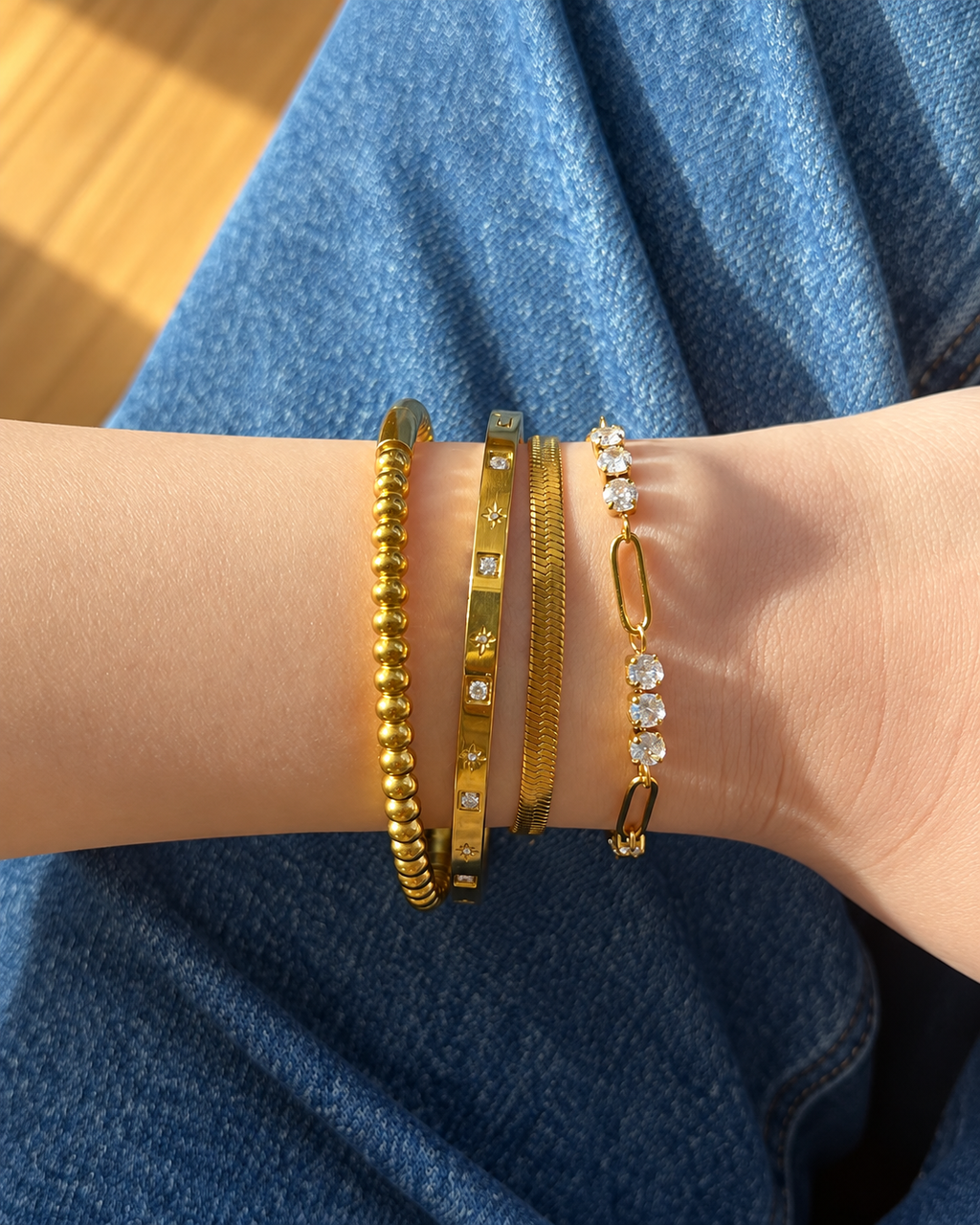 Astra Starburst Bangle