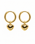 Heart Hoop Earrings