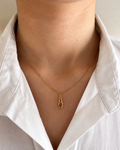 Elara Twist Pendant Necklace
